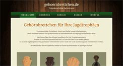 Desktop Screenshot of gehoernbrettchen.de