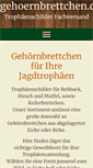 Mobile Screenshot of gehoernbrettchen.de