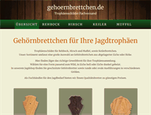 Tablet Screenshot of gehoernbrettchen.de